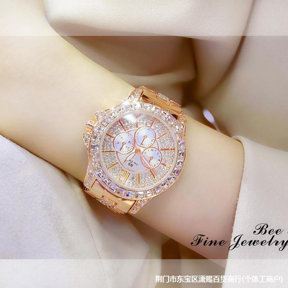 Švýcarské automatické vodotěsné hodinky s diamantovým osazením, lehký luxus, velký ciferník, mechanické hodinky, dámské hodinky s temperamentem, hodinky, diamant