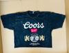 Coors Banked Crop Top Tshirt Bleached