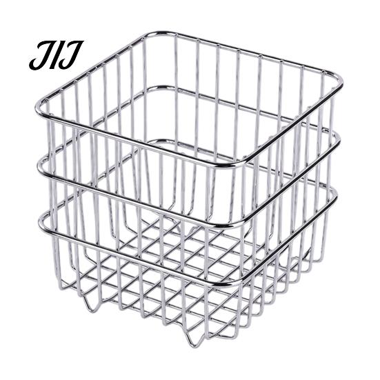 Iron Mesh Pencil Container Pen Holder/Storage Basket, Hollow Grid Storage Tube, Student Stationery Box Durable Organizer for And Makeup Brushes Office