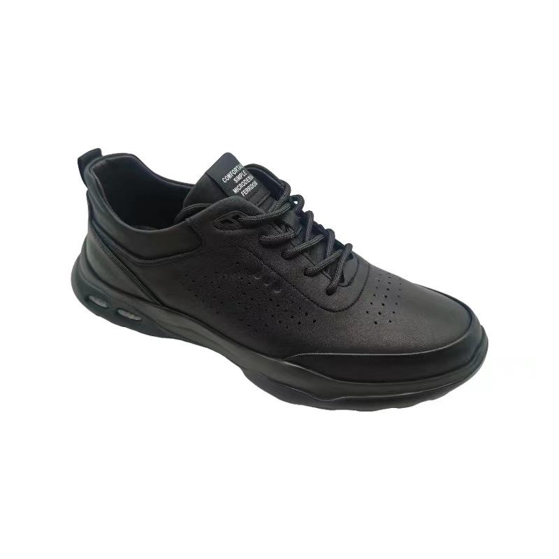 

Мужская модная повседневная обувь Мужские кожаные туфли Белые кроссовки 23117-10 43 чёрный