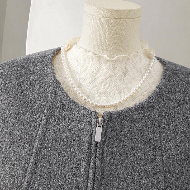 Tachi Women's 100% Wool Double-Faced Short Coat