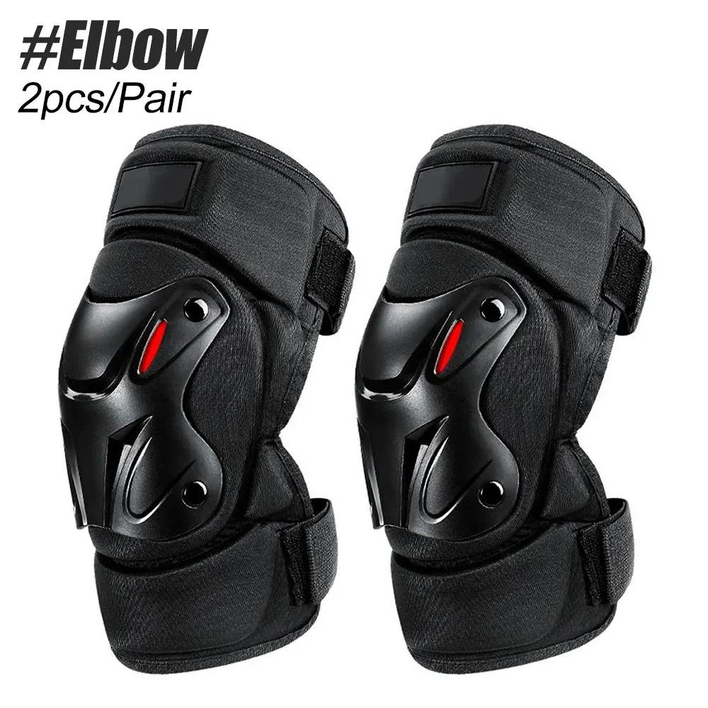 Brace Elbow Protection Pads Shock Absorption Keep Warm Motorcycle Knee Elbow Pads Safety Protector For Outdoor-use Sports 1Pair Knee