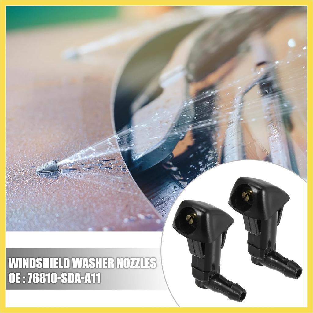 4pcs Car Front Windshield Wiper Washer Nozzle for Honda Civic 2006-2011 for Odyssey 2005-2010 for Accord 2003-2007 for Element 2003-2011