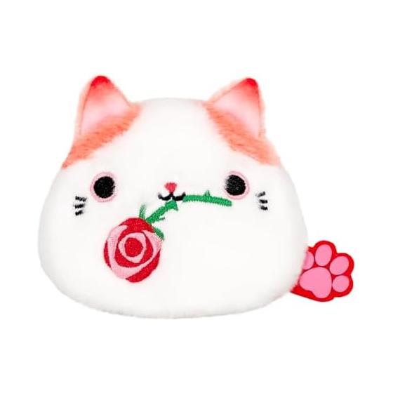 Sanei Boeki Dango Friends Цветочный Кот Данго Роза Ш7,5 x Г6 x В7см Плюшевая Игрушка NDH01