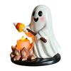 Cute Halloween Tealight Holder Made of Resin, Decoration