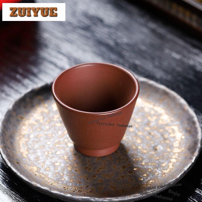 100ml Yixing Purple Clay Teacup Luxury Tea Bowl Mug Tea-tasting Fragrance Cup Chazhan Master Cups Household Cafes Decoration