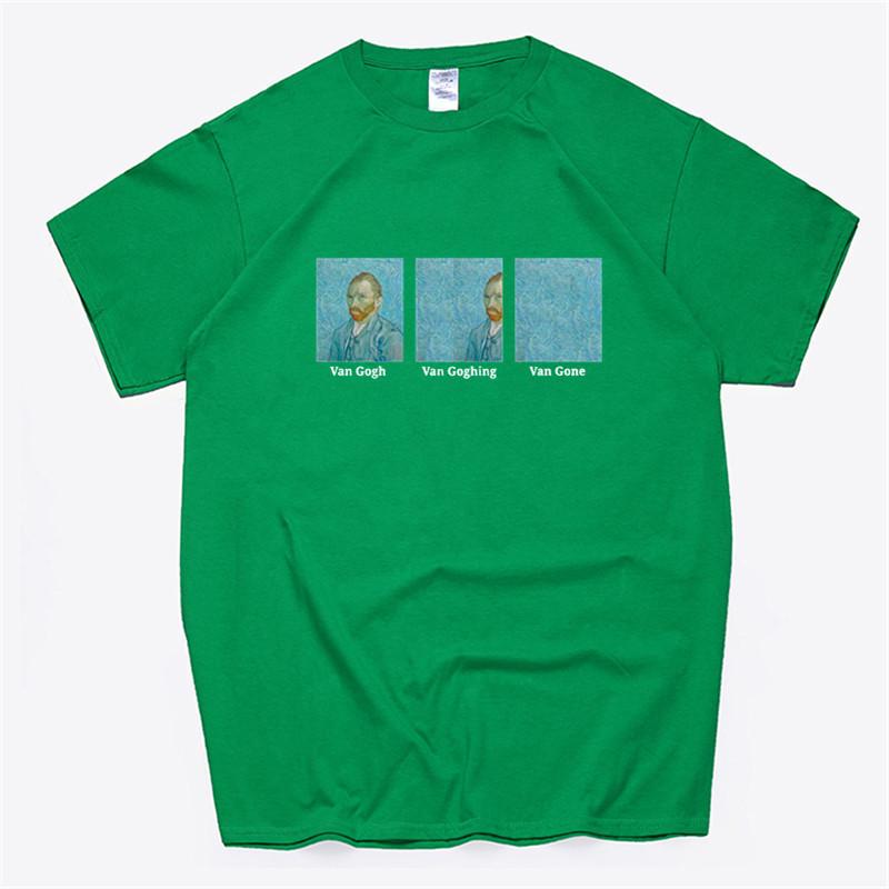 Van Gogh Van Goghing Van Gone Meme Funny T Shirt Unisex Hipsters Cute Printed Tee Women
