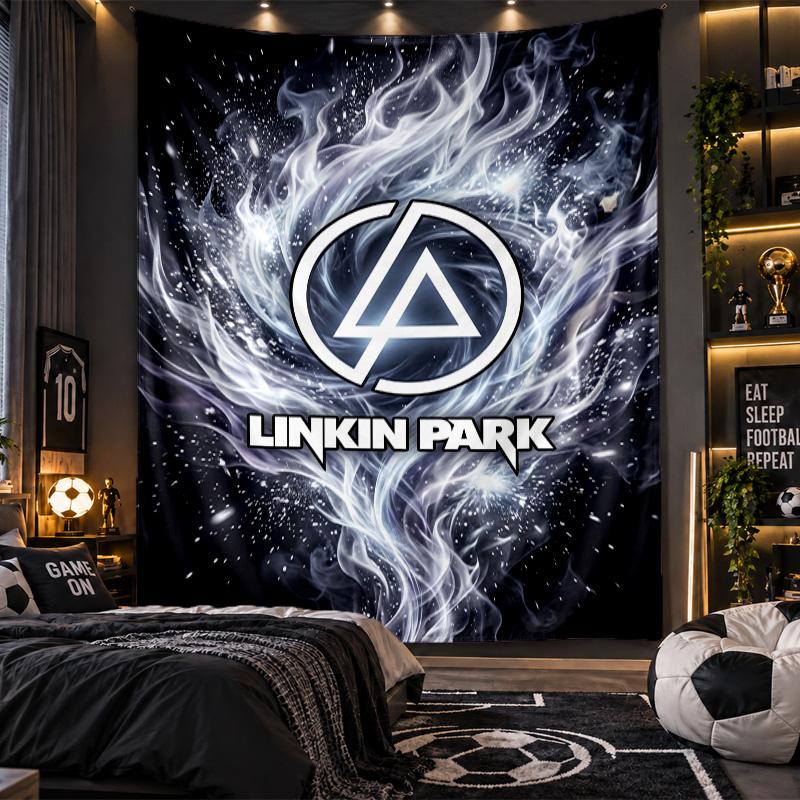 Wall Hanging Tapestry Linkin Park Print Cloth for Living Room Bedroom Home Decor