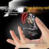 Mini Stainless Steel Fishing Reel – All-Metal Design for Raft, Ice, and Surf Fishing.