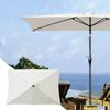 2x3m Rectangular Patio Umbrella Cloth Replacement Canopy Summer UV Protection Cantilever Parasol Top For Outdoor Deck Backyard