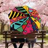 1PC pattern shapesAutomatic Open/Close Umbrella with Windproof, 8-Rib Sturdy Canopy, Durable Ribs, Fashionable Design, Outdoor Accessory, Fun Prin, Ho