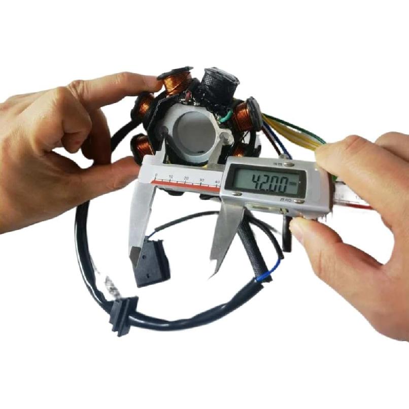 8 Pole 5 Wire DC Fired Magneto Stator Compatible With 4 Stroke Scooter Moped ATV Go Kart GY6 125 150 Cc 152QMI 157QMJ 1P57QMJ