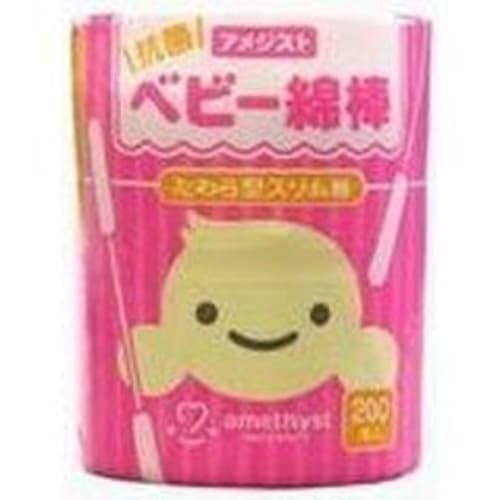 

Daiei Amethyst Maternity Antibacterial Baby Cotton Swabs, 200 Count