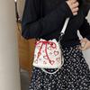 Large Capacity Drawstring Crossbody Bag INS Women's Shoulder Bag Party Occasions
