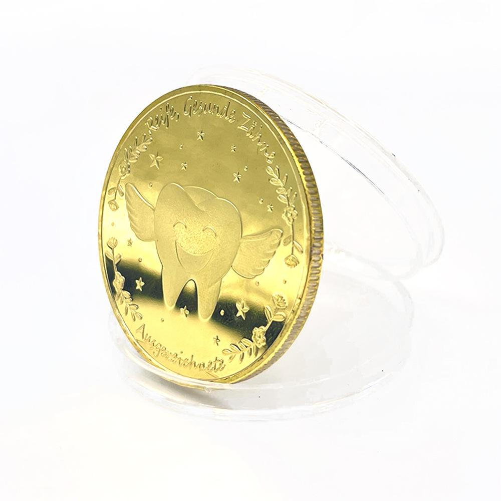 New Tooth Fairy Coin Medal  Children's Souvenirs Creative Girl Gifts Coin Collectibles
