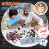 Apitor Q Robot Building Kit 20-in-1 Programmable APP RC Car Robotics Coding Kit STEM Project Educational Birthday Gifts for Kids