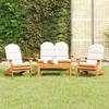 Vidaxl 4-Cz. Adirondack Garden Lounge Set, Acacia Wood