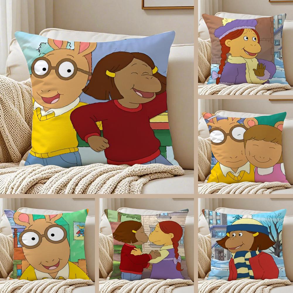 Pop American Singer AArthur Cushion Cover Pillowcase Antidustmite Invisible Zipper Short Plush Sofa Cushion