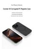 Corrugated Magnetic iPhone 17 Pro Max Skin-Feel PC Drop-Proof Protective Case
