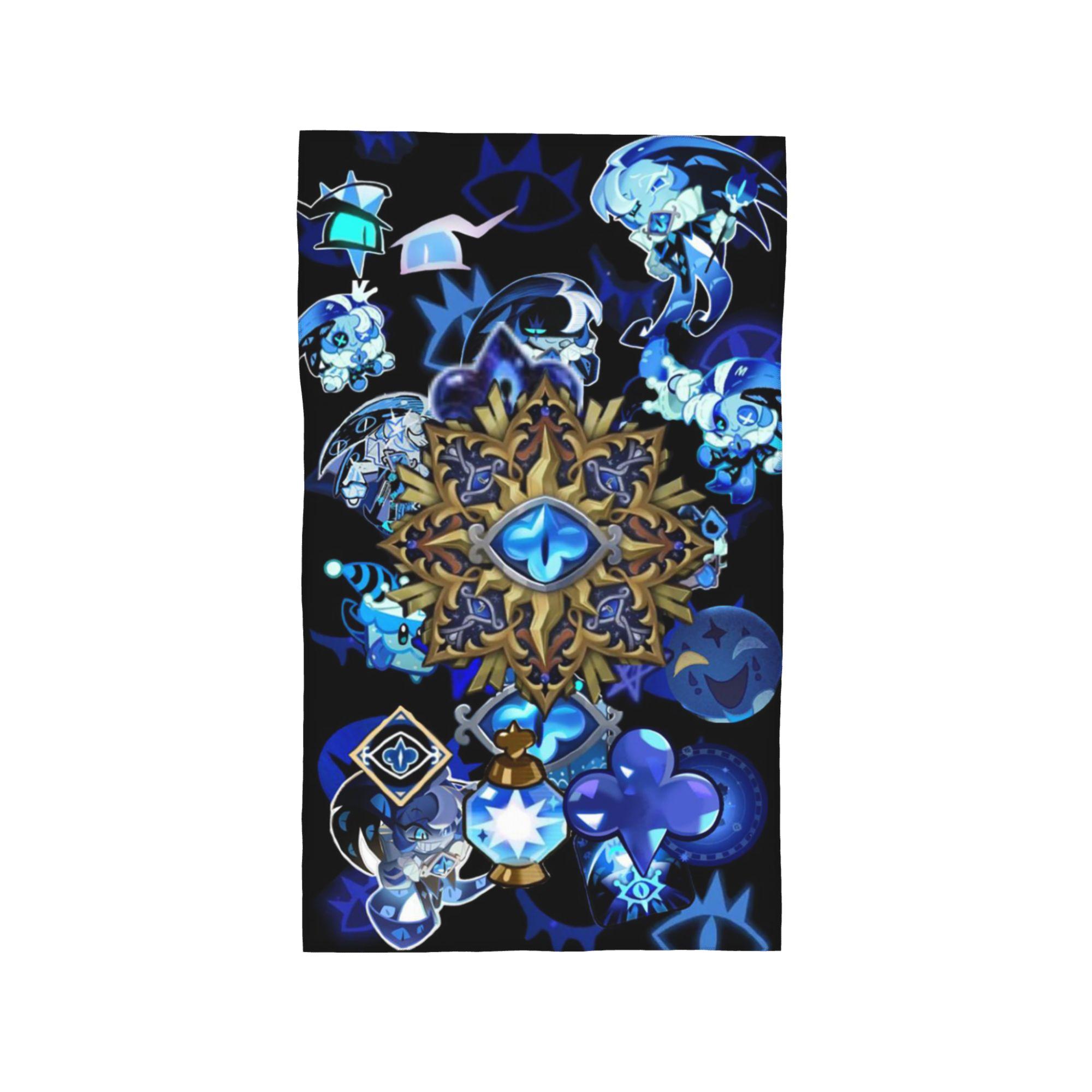

Shadow Milk Cookie Run Kingdom Cute Cartoon Anime Soft Face Towel Quick Dry Pool Bath Cotton Towels Absorbent W40*H60(CM)