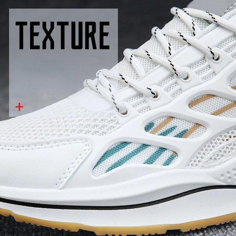Fashion Men Sneakers Air Cushion Running Shoes Men Mesh Breathable Casual Shoes Brand Non Slip Men Running Shoes Tenis Masculino