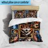 Wolf Pack Majesty 3pcs Bedding,Including 1pc Duvet Cover And 2pcs Pillowcases Perfect for Christmas,Ideal for Bedroom, Dormitory