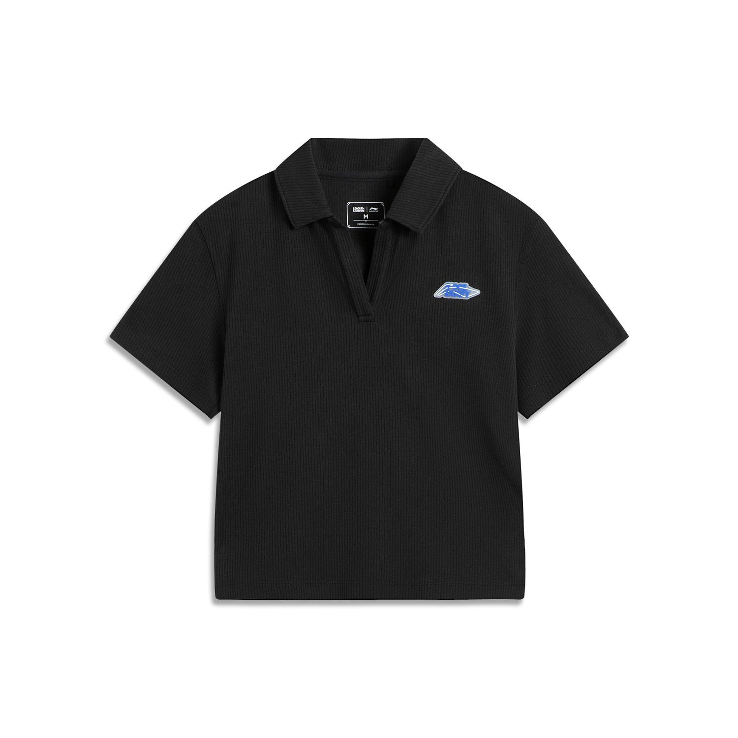 

Li Ning X League Of Legends Сотрудничество Серия Спортивный Стиль Однотонная Мягкая Удобная Дышащая Универсальная Футболка-поло с коротким рукавом APLV272-3 M