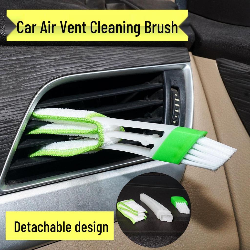 Car Vent Cleaning Brush - Dust Removal Tool for Interior Detailing
