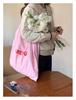 2024 Women's Large Capacity Letter Print Shoulder Bag - Trendy, Versatile, and Fresh Cloth Shopping Bag