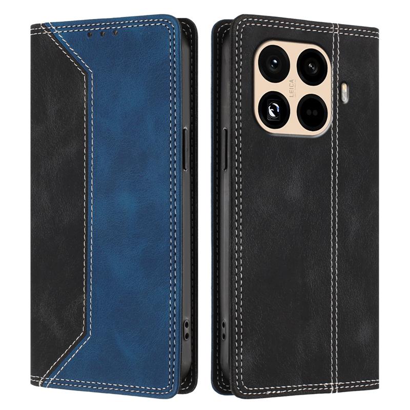 

Модный кожаный чехол-книжка с магнитным клапаном для XiaoMi 17 Pro Max 15T Pro 14T 13T 12T 11T 10T POCO X7 X6 X5 F7 F6 F5 M7 Pro Кошелек с отделениями для карт Обложка Coque Etui XiaoMi 10T (10T Pro) темно-синий