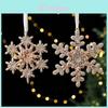 Christmas Tree Scene Decor With Pc Snowflake Ornaments For Holiday Celebration