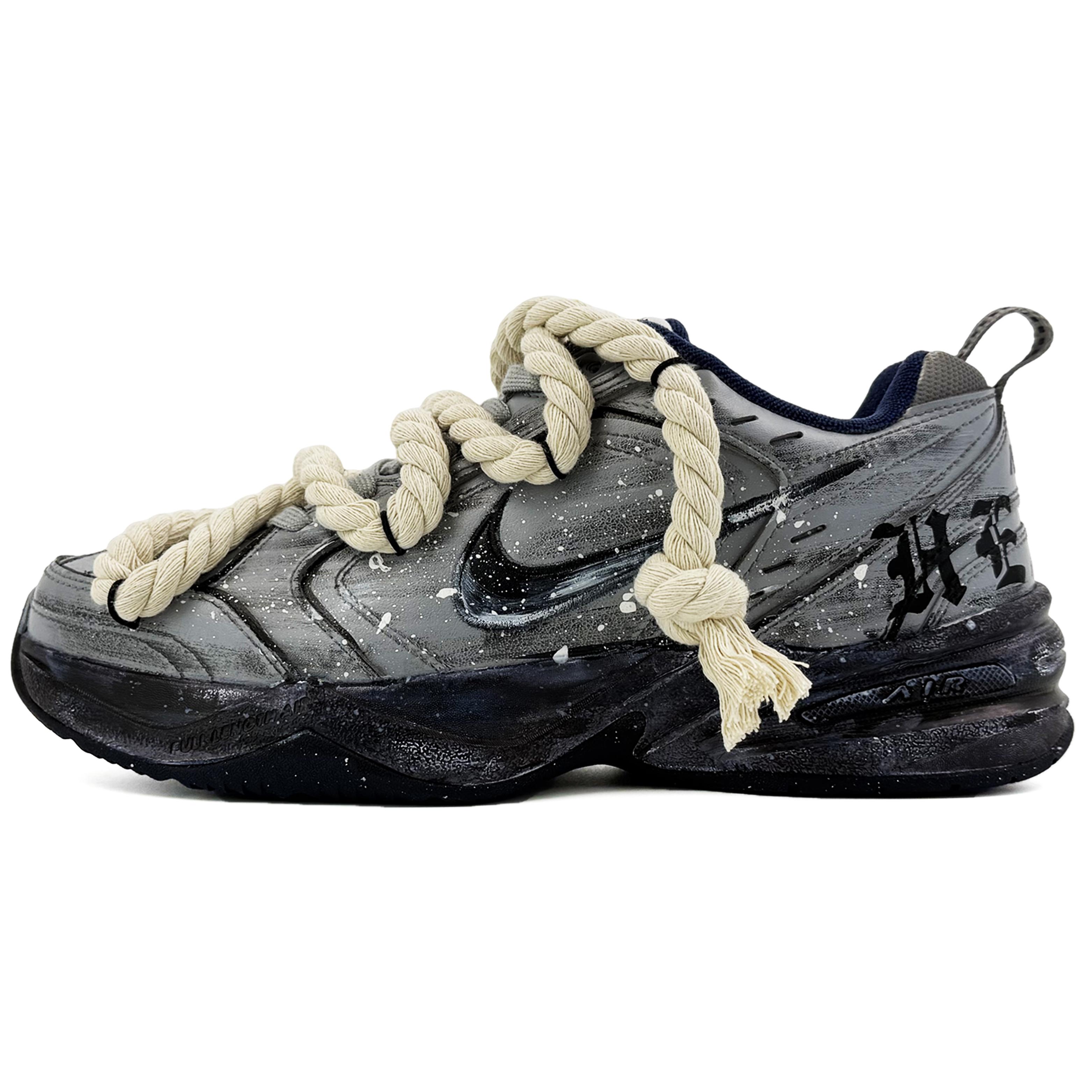 

Nike Air Monarch 4 Suixin, Hemp Rope Gothic Cushioning Abrasion Resistant Cushioning, Wear Resistant Low top 415445-102(Team45-) 43
