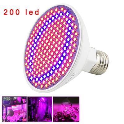 12W 200 LED Roślina Rosnąca Żarówki E27 Lampa Do Roślin Wewnętrznych Wzrost Kwiatów Szklarnia Warzywa Rośliny Rosnące