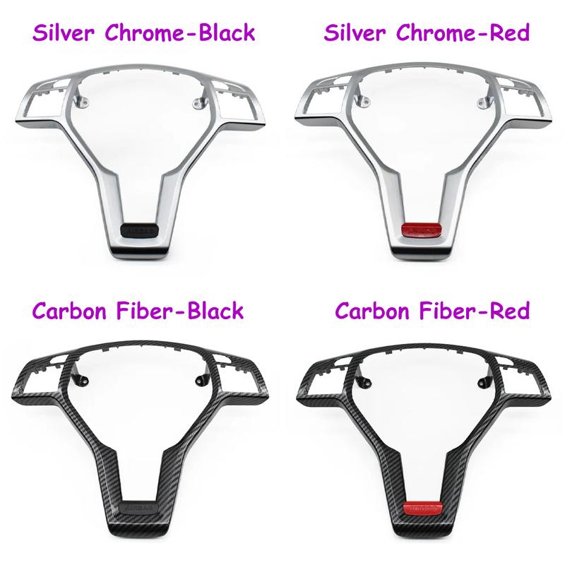 Car Steering Wheel Frame Trim Cover AMG Style For Mercedes Benz A B C E GLK GLA CLA CLS Class W176 W246 W204 W212 W156 W117