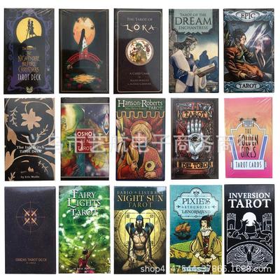 400-Piece English Tarot & Oracle Card Game Set