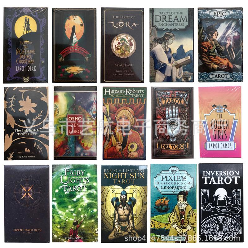 400-Piece English Tarot & Oracle Card Game Set