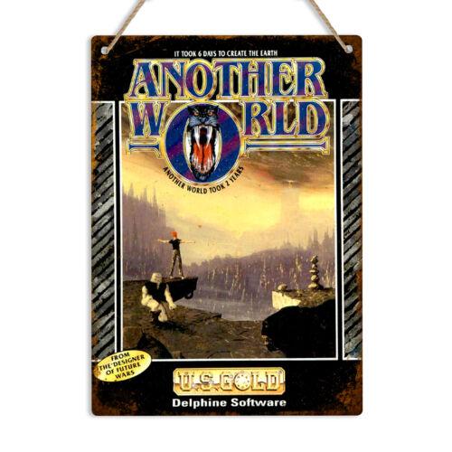 

Another World Retro Vintage Metal Tin Wall Sign Plaque Man Cave Pub Shed GarageAluminum 30x40cm(11.8x15.7inch)
