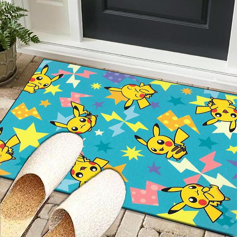 Cute Pika Adventure Office Rug Chair Mat, Game Carpet, Suitable for Front Door, Bedroom, Living Room, Desk, Holiday Gift