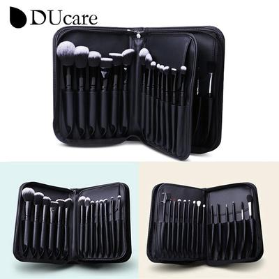 Bolsa de maquillaje con 29/30 agujeros, estuche para brochas de maquillaje, bolsa de cosméticos para mujer, bolsa de maquillaje para viaje y hogar, estuche de almacenamiento de contenedor de belleza profesional