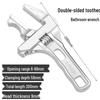 Multifunctional Bathroom Wrench: 8-in-1 Universal Tool for Sinks, Faucets, Pipes, and Valve Installation.
