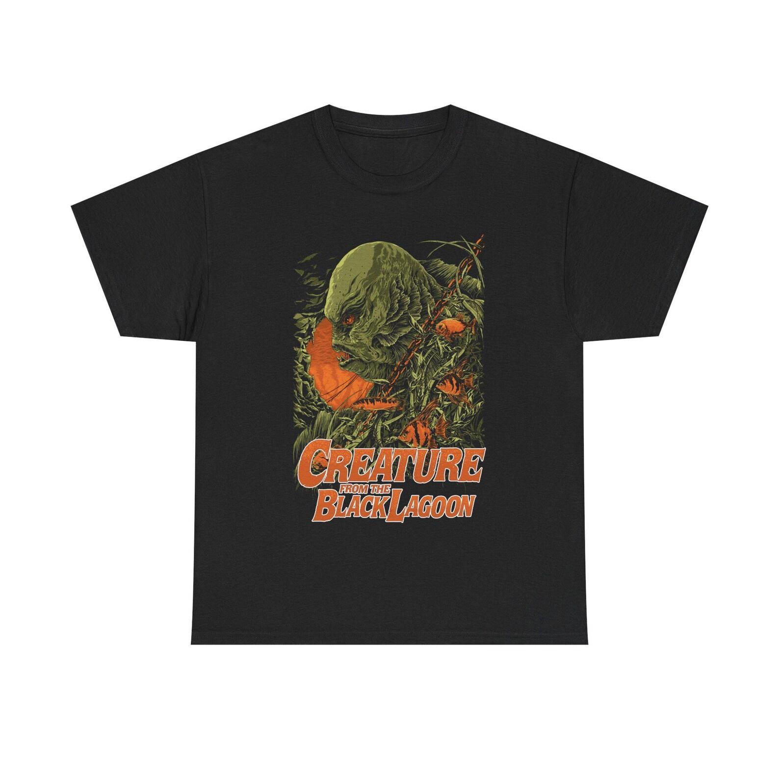 Creature From The Black Lagoon Retro Horror Movie T-Shirt 2XL