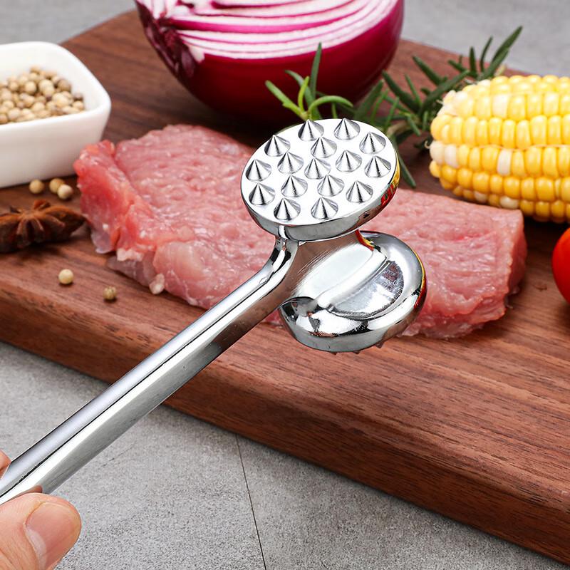 ZISIZ Double-Sided Meat Tenderizer Hammer