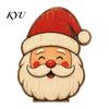 Wooden Table Decor Christmas Decorations, Santa Claus Snowman Reindeer Desktop Ornaments, Indoor Holiday Displays Distressed Tiered Tray for