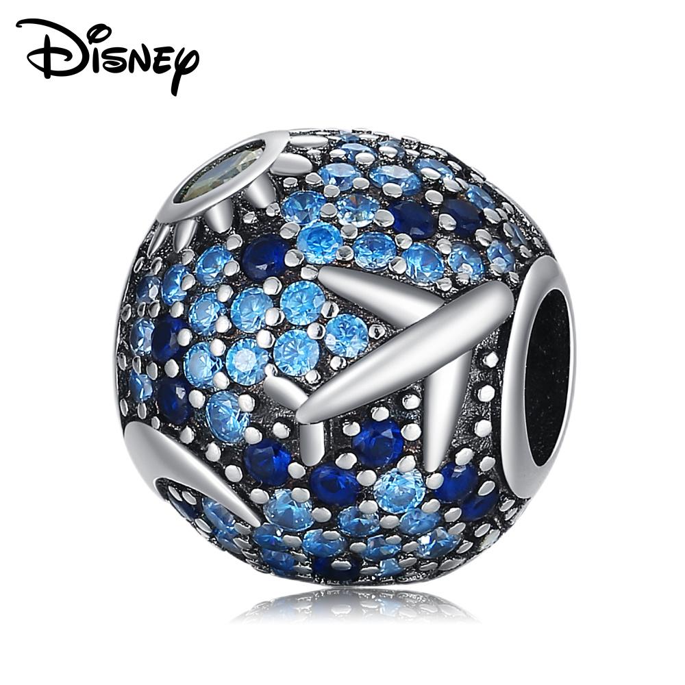 Disney 925 Silver Mickey Minnie And Snow White Pendant Beads Various Styles Suitable For Diy Bracelet