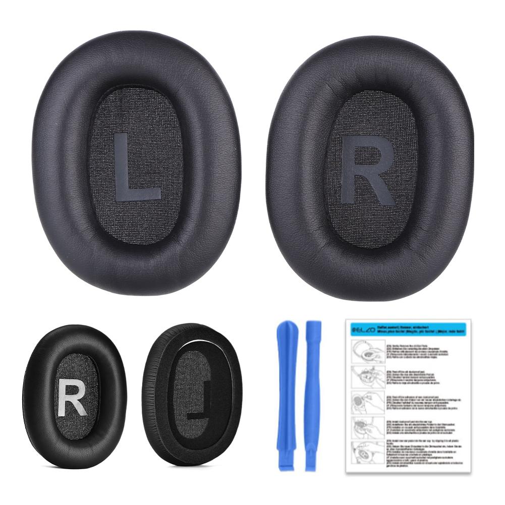 1 Pair Replacement Ear Pads Cushions Noise Isolation Memory Foam Headphone Earpads Headset Ear Cushions for MPOW H12 ANC Headset