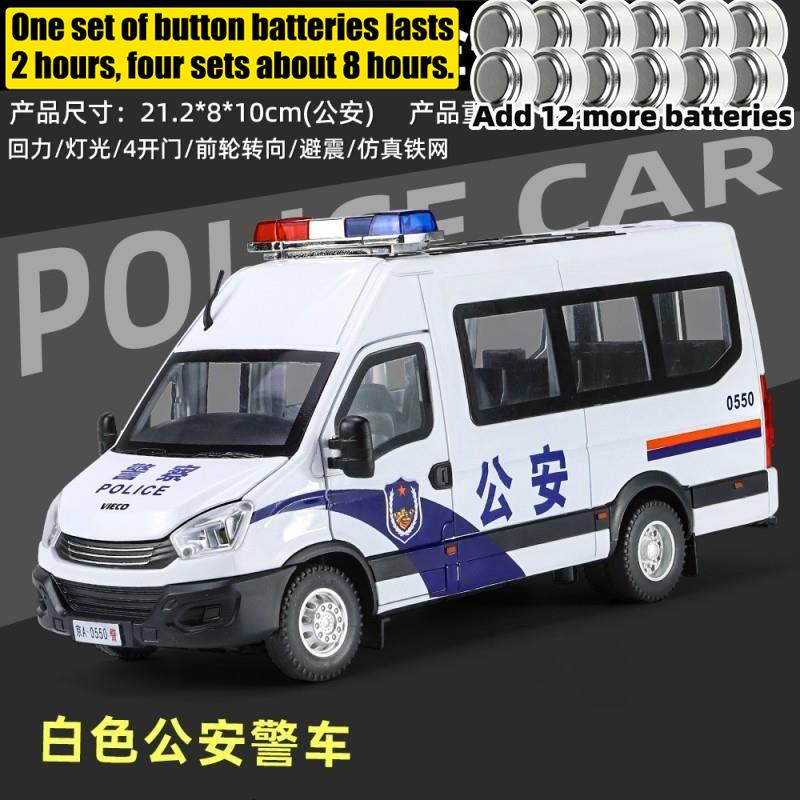 1:24 Lveco SWAT Anti Riot Police Vehicle Slitina Tlakově litý Model Auta Domácí Dekorace A Počítačový Stolní Ozdoby Sváteční Dárek