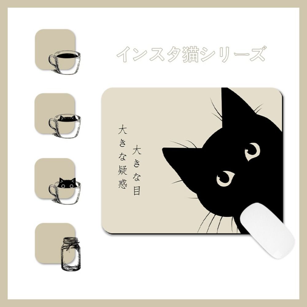 Desk Mat Waterproof Keyboard Mat Anti-Slip Cat Mouse Mat Creative Cat Mouse Pads  Girl Gifts