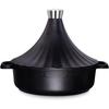 Tajine - INTIGNIS - 28cm - 4.8L - Résistant Au Four - Anti-rouille - Noir