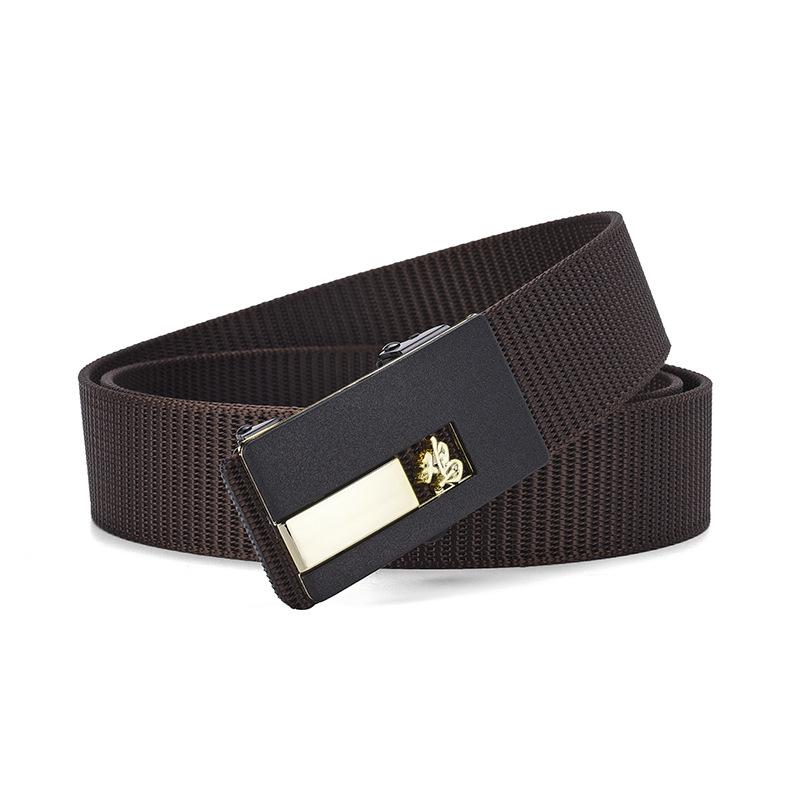 Zodiac Toothless Canvas Belt Simple Automatic Buckle Imitation Nylon Belt Casual Men'S Belt