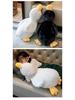 Adorable Yellow Duck Lumbar Pillow - Cute and Fluffy Cushion for Sofa, Office, or Bedside.